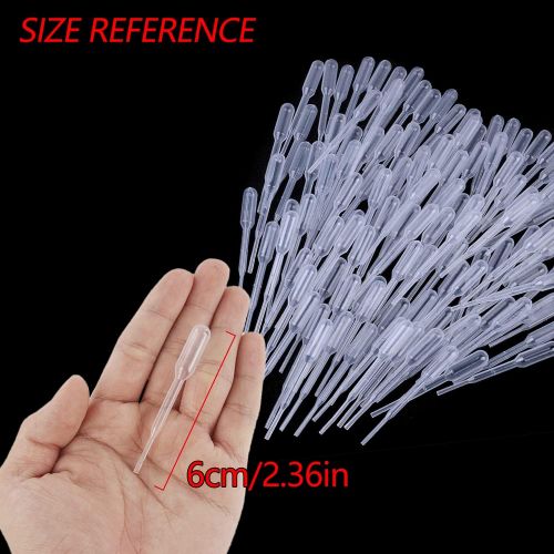  BOROLA 12pcs 0.2ml Plastic Squeeze Transfer Pipettes Suitable Mini Cakes, Childrens Painting, Kitchen, Family Day, Party