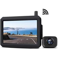 Wireless Backup Camera Kit with Digital Signal, Waterproof Rear-View Camera with 5″ TFT-LCD Monitor, Ideal for Sedans, Pickup Truck, SUV, Minivans （BOSCAM K7）