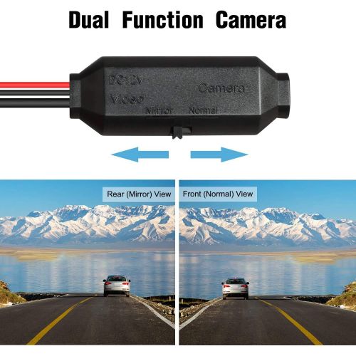  Boscam K2 Reversing Camera Set, Wireless, 14.4 cm / 4.3 Inch LCD Colour Display In Rear View Mirror, IP 68 Waterproof, Reversing Camera with Night Vision For Car, Bus, Lorry, Schoo