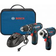 BOSCH 12-Volt Max Lithium-Ion 2-Tool Cordless Combo Kit CLPK241-120, Blue