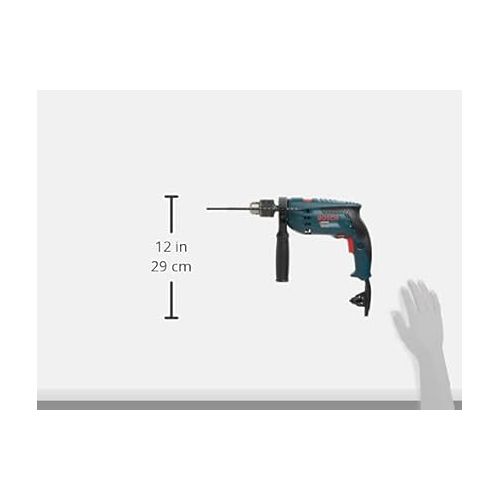  Bosch 1191VSRK 120-Volt 1/2-Inch Single-Speed Hammer Drill,Blue