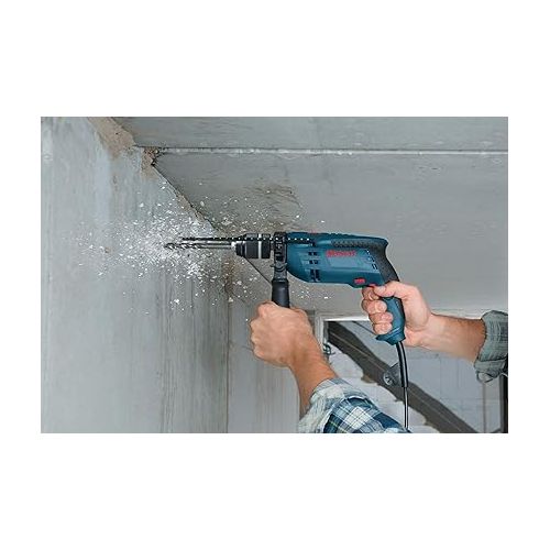  Bosch 1191VSRK 120-Volt 1/2-Inch Single-Speed Hammer Drill,Blue