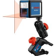BOSCH GLL25-10 30 Ft Self-Leveling Cross-Line Laser, Includes 2 AAA Batteries & Flexible Mounting Device