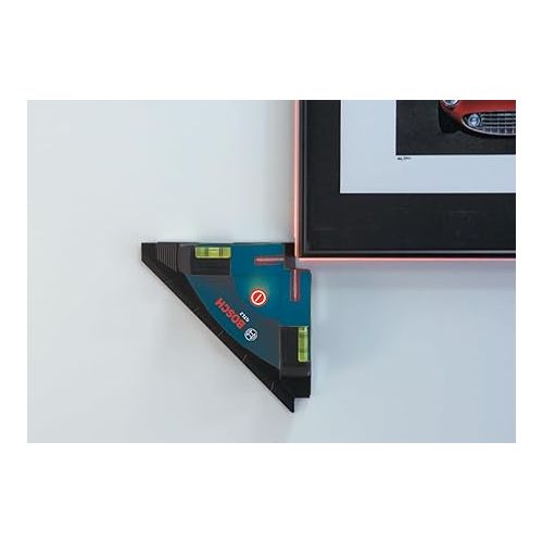  BOSCH GTL2 Laser Level Square, Includes Adhesive Mounting Strips