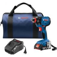 BOSCH GDX18V-1600B12 18V 1/4 In. and 1/2 In. Two-In-One Bit/Socket Impact Driver Kit