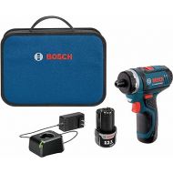 BOSCH PS21-2A 12V Max 2-Speed Pocket Driver Kit with 2 Batteries, Charger and Case