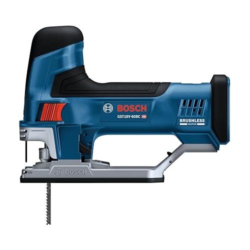  BOSCH GST18V-60BCN 18V Brushless Connected Barrel-Grip Jig Saw (Bare Tool)