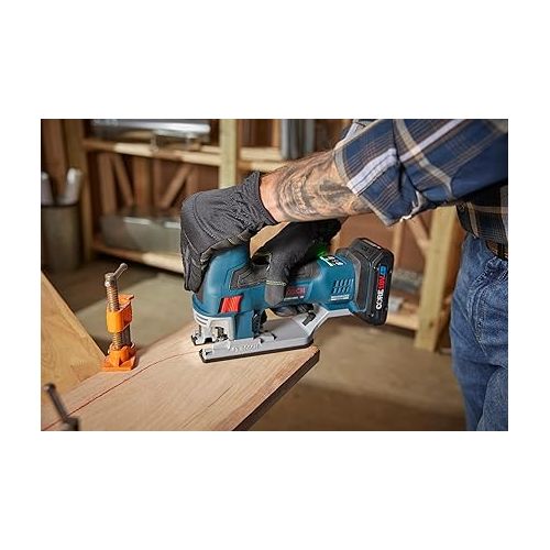  BOSCH GST18V-60BCN 18V Brushless Connected Barrel-Grip Jig Saw (Bare Tool)