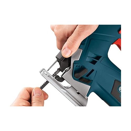  BOSCH JS365 120V 6.5 Amp Top-Handle Jigsaw Kit Variable Speed, 45 Degree Bevel Cuts, Up to 3,000 SPM