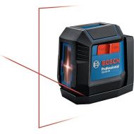 BOSCH GLL50-20 50 Ft Self-Leveling Cross-Line Laser, Includes Integrated Magnetic Mount & 2 AA Batteries