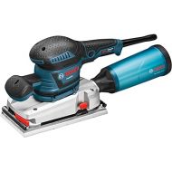 BOSCH OS50VC Electric Orbital Sander - 3.4 Amp 1/2 Inch Finishing Belt Sander Kit with Vibration Control for 4.5 Inch x 9 Inch Sheets , Blue