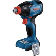 BOSCH GDX18V-1860CN 18V Connected-Ready Two-In-One 1/4 In. and 1/2 In. Bit/Socket Impact Driver/Wrench (Bare Tool), Black Blue