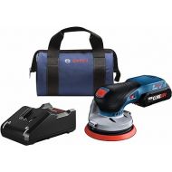 Bosch GEX18V-5B15 18V Brushless 5-Inch Random Orbit Sander Kit with 4.0Ah Battery and Mobile Dust Collection Plus Vacuum Hose Attachment Option (Renewed)