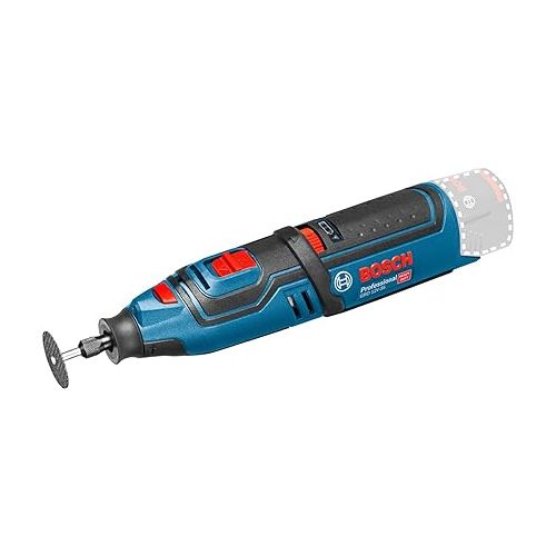  Bosch Professional 12V System GRO 12V-35 cordless rotary tool (excluding batteries and charger, incl. key, collet, cutting disc, accessory box, L-BOXX inlay, in carton)