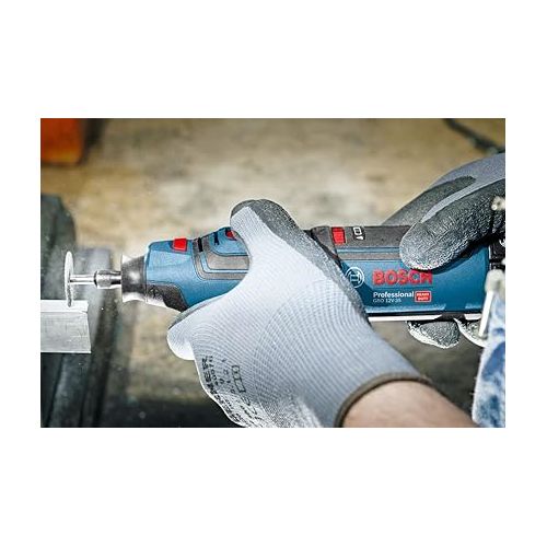  Bosch Professional 12V System GRO 12V-35 cordless rotary tool (excluding batteries and charger, incl. key, collet, cutting disc, accessory box, L-BOXX inlay, in carton)