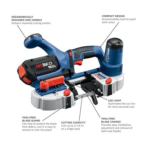  BOSCH GCB18V-2N 18V Compact Band Saw (Bare Tool)