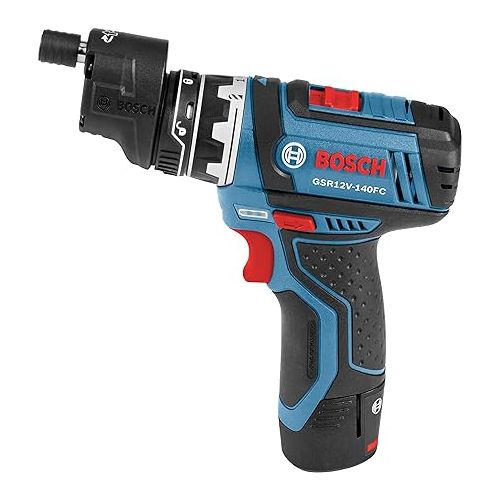  Bosch GSR12V-140FCB22 Cordless Electric Screwdriver 12V Kit - 5-In-1 Multi-Head Power Drill Set