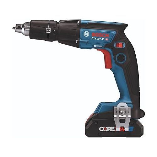  BOSCH GXL18V-291B25 18V 2-Tool Combo Kit with Brushless Screwgun, Brushless Cut-Out Tool and (2) CORE18V® 4 Ah Advanced Power Batteries