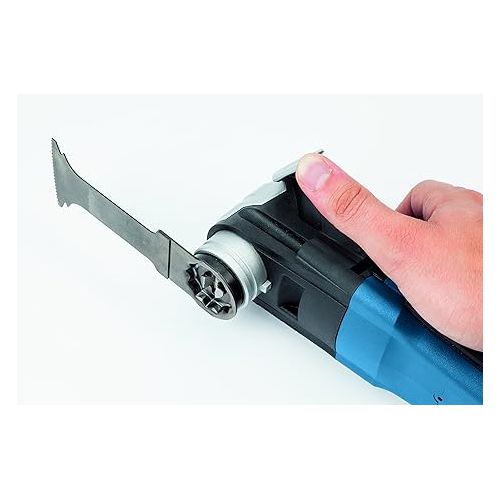  BOSCH OSL114C-3 3-Pack 1-1/4 In. Starlock Oscillating Multi Tool Metal & More Carbide Extreme Plunge Cut Blades for Cutting Iron Bar, Metal, Wood with Nails, Drywall and Tile