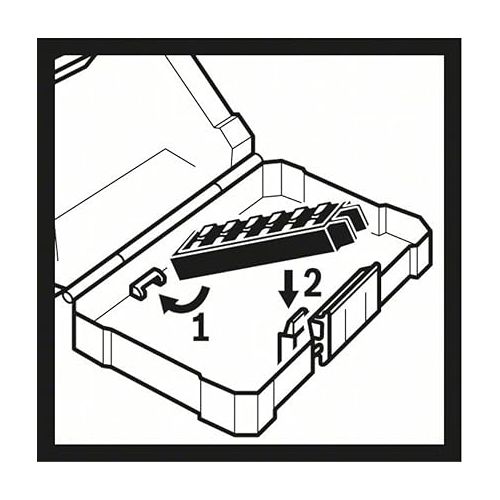  Bosch Pozidriv PZ2 50mm Impact Control with 8 pieces