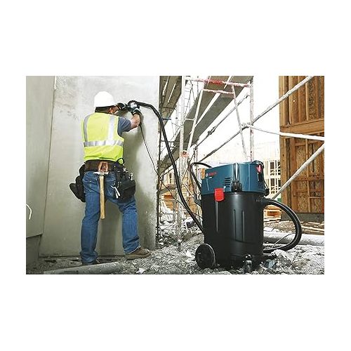  BOSCH VAC140AH Portable 14 Gallon Dust Extractor with Auto Filter Clean and HEPA Filter