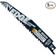BOSCH RDN6V 5-Piece 6 in. 5/8 TPI Edge Reciprocating Saw Blades for Wood/Nail Demolition