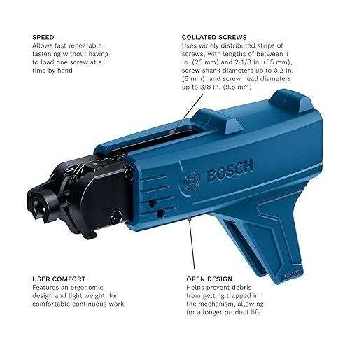  BOSCH GMA22 Auto Feed Attachment for GTB18V-45 Screwgun