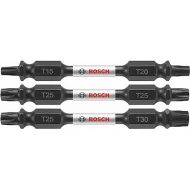 BOSCH ITDETV2503 3-Piece 2-1/2 In. Impact Tough Double-Ended Screwdriving Bit Assorted Set
