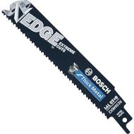 BOSCH RESM6X2 5 pc. 6 In. 8/10 TPI Edge Reciprocating Saw Blades for Thick Metal, Gold