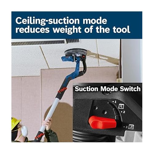  BOSCH GTR55-85 9 Inch Variable Speed Drywall Sander Kit with Extendable Handle