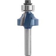 BOSCH 85293MC 3/16 In. x 1/2 In. Carbide-Tipped Roundover Router Bit