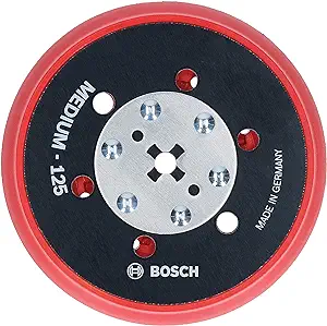 BOSCH RSM5045 5 In. Medium Hook-and-Loop Multi-Hole Sanding Pad