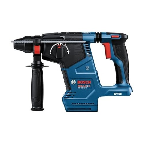  BOSCH GBH18V-24CN 18V Brushless Connected SDS-plus® Bulldog™ 1 In. Rotary Hammer (Bare Tool)