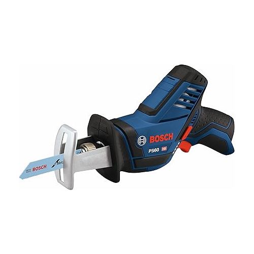  BOSCH PS60-102 12V Max Pocket Reciprocating Saw Kit with 2.5Ah Battery