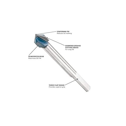  BOSCH GT500 3/8inch Carbide Tipped Glass