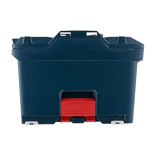  BOSCH L-BOXX-3 10 In. x 14 In. x 17.5 In. Stackable Tool Storage Case,Blue