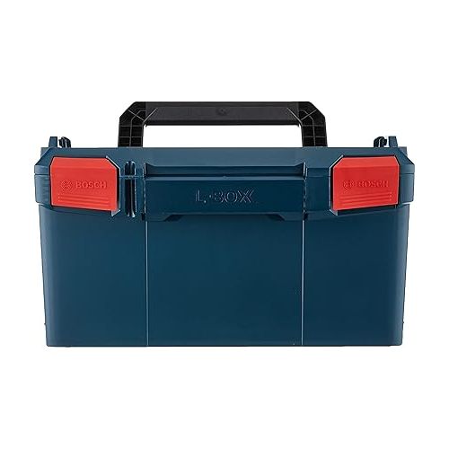  BOSCH L-BOXX-3 10 In. x 14 In. x 17.5 In. Stackable Tool Storage Case,Blue