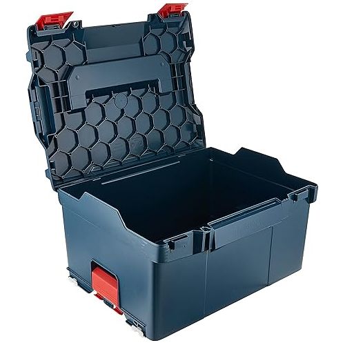  BOSCH L-BOXX-3 10 In. x 14 In. x 17.5 In. Stackable Tool Storage Case,Blue