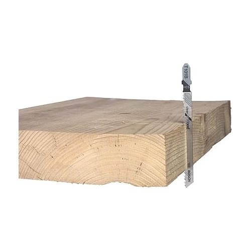  BOSCH T503 3-Piece Hardwood/Laminate Flooring T-Shank Jig Saw Blade Set, Silver