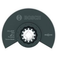 BOSCH OSL400F 1-Piece 4 In. Starlock Oscillating Multi Tool All Purpose Bi-Metal Segmented Saw Blade for Applications in Wood, Wood with Nails, Drywall, PVC, Metal (Nails and Staples)