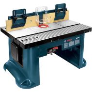 BOSCH RA1181 Benchtop Router Table 27 in. x 18 in. Aluminum Top with 2-1/2 in. Vacuum Hose Port