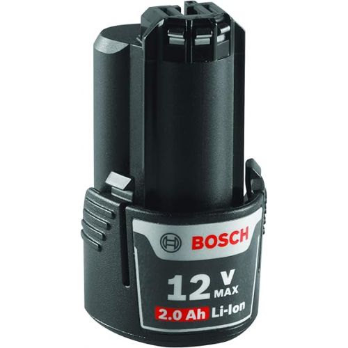  Bosch BAT414 12-Volt Max Lithium-Ion 2.0Ah High Capacity Battery , Black