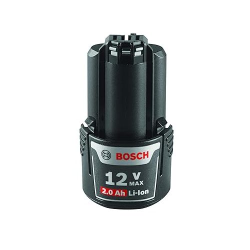  Bosch BAT414 12-Volt Max Lithium-Ion 2.0Ah High Capacity Battery , Black