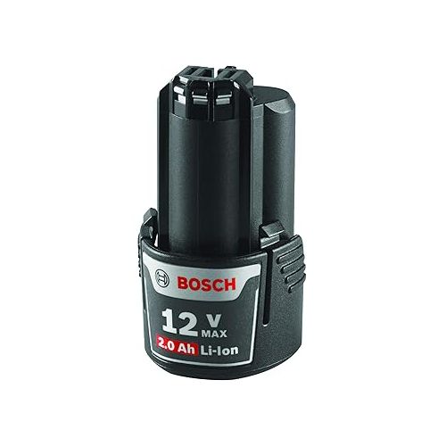  Bosch BAT414 12-Volt Max Lithium-Ion 2.0Ah High Capacity Battery , Black