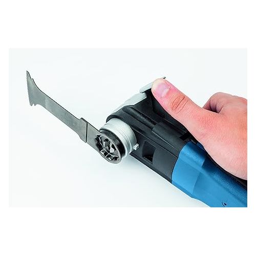  BOSCH OSL114F-3 3-Pack 1-1/4 In. Starlock Oscillating Multi Tool All Purpose Bi-Metal Plunge Cut Blades for Applications in Wood, Wood with Nails, Drywall, PVC, Metal (Nails and Staples)