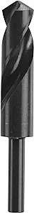 BOSCH BL2191 1-Piece 1 In. x 6 In. Fractional Reduced Shank Black Oxide Drill Bit for Applications in Light-Gauge Metal, Wood, Plastic