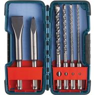 BOSCH (Universally Compatible Accessory) HCST006 6-Piece SDS-Plus Shank Chisel and Carbide Masonry Trade Set