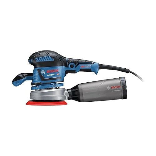  BOSCH GEX34-6N 6 In. Multi-Hole Random Orbit Sander/Polisher