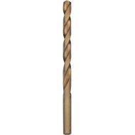 BOSCH CO4135 1-Piece 1/8 In. x 2-3/4 In. Cobalt Metal Drill Bit for Drilling Applications in Light-Gauge Metal, High-Carbon Steel, Aluminum and Ally Steel, Cast Iron, Stainless Steel, Titanium