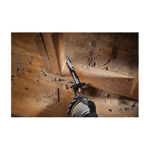  Bosch RDN12V 5 pc. 12 In. 5/8 TPI Edge Reciprocating Saw Blades for Wood/Nail Demolition